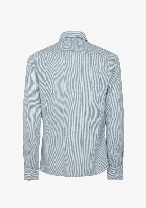 Camicia in lino collo francese