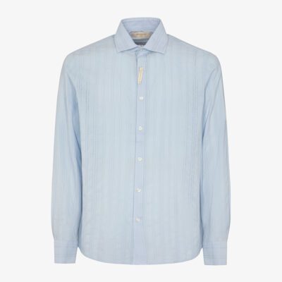 Camicia crochet collo francese