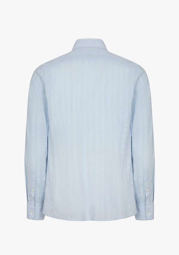 Camicia crochet collo francese