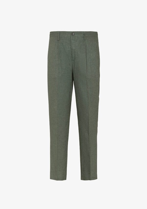 Pantalone lino regular fit