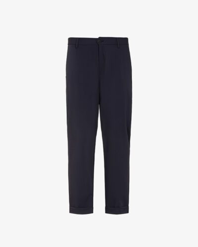 Pantalone cropped in nylon