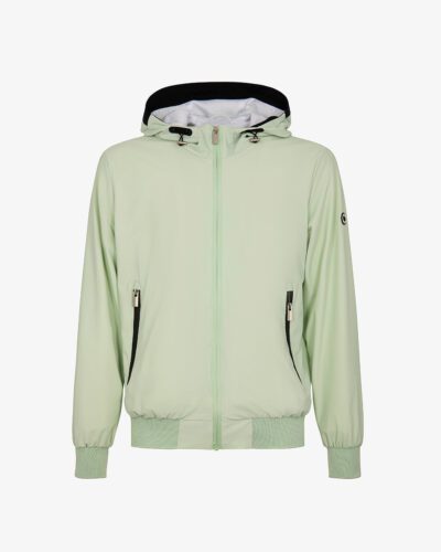 Giubbotto cappuccio softshell stretch