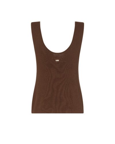Top in maglia con applicazioni