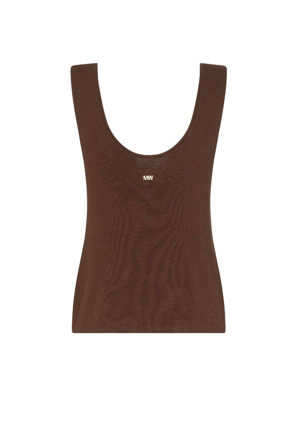 Top in maglia con applicazioni