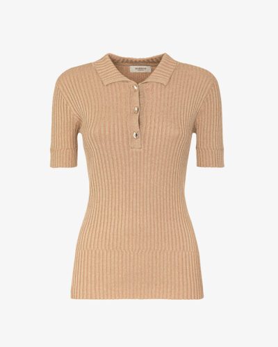 Polo in viscosa lurex
