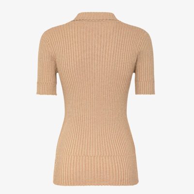 Polo in viscosa lurex