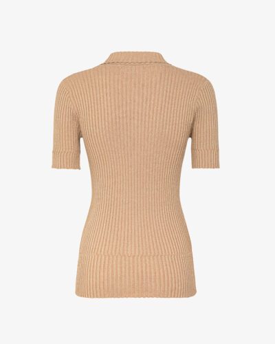 Polo in viscosa lurex