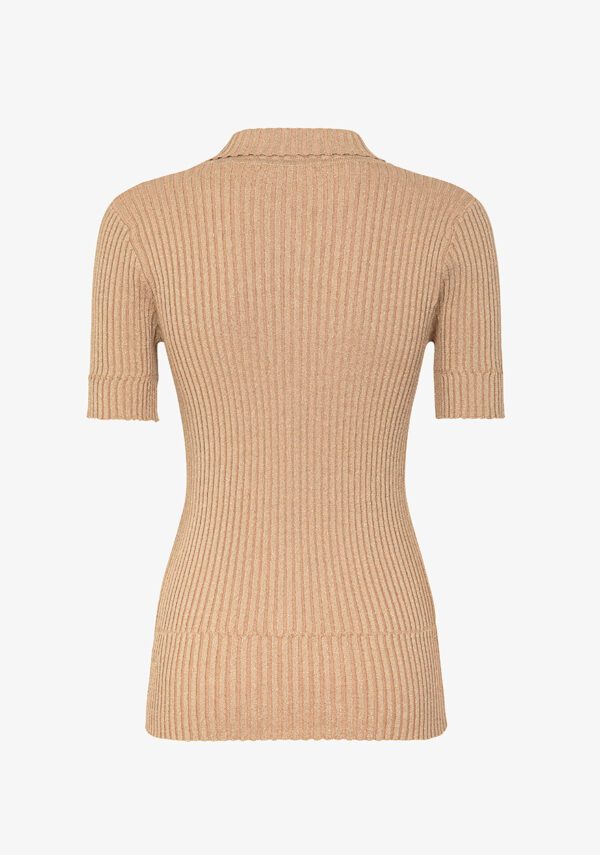 Polo in viscosa lurex