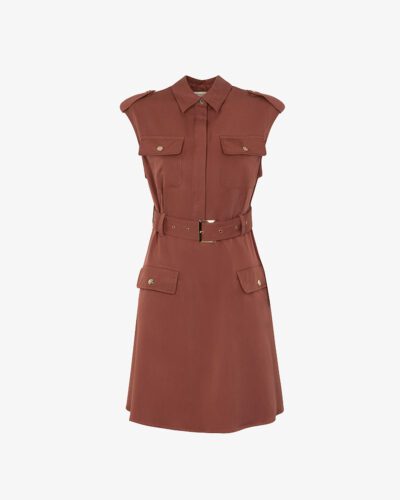 Vestito corto con tasche