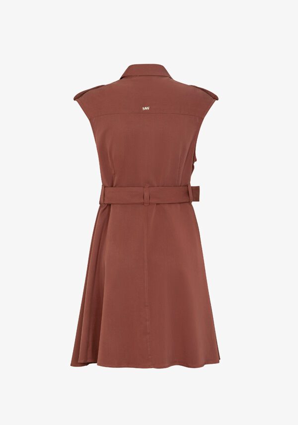 Vestito corto con tasche
