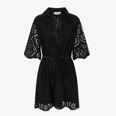 Vestito corto in pizzo