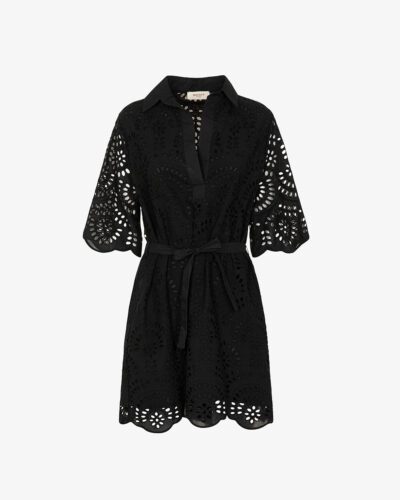 Vestito corto in pizzo