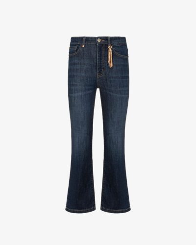 Jeans flare cropped