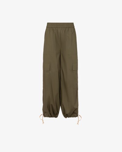 Pantalone cargo in tela vela
