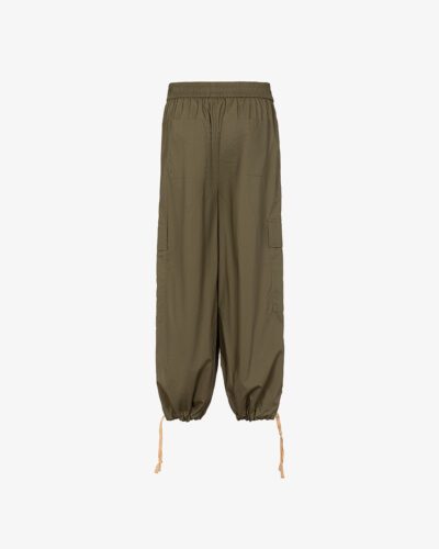 Pantalone cargo in tela vela