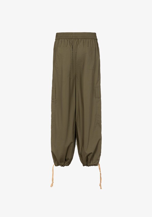 Pantalone cargo in tela vela