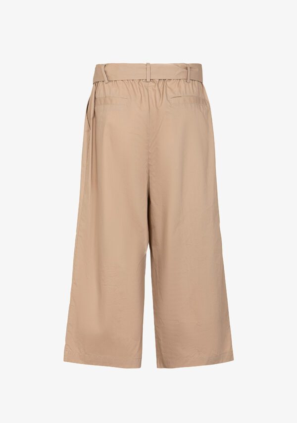 Pantalone cropped in tela vela