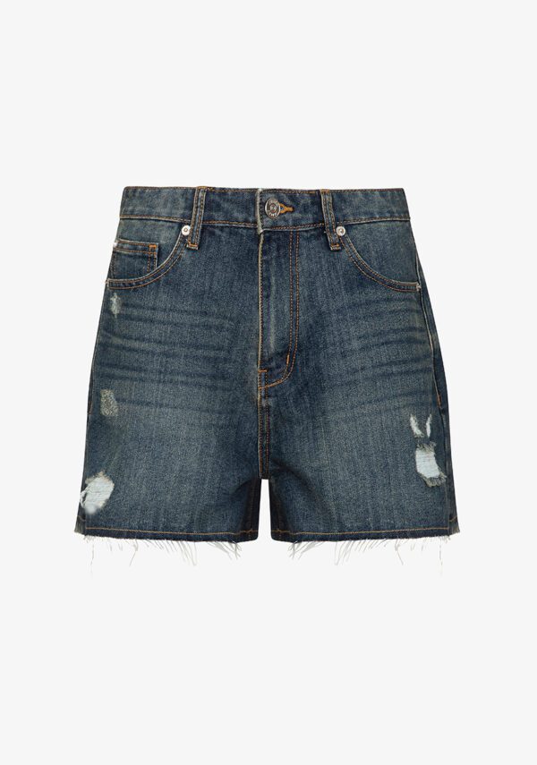 Shorts jeans lavaggio medio
