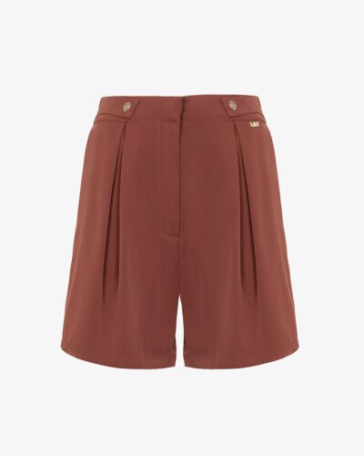 Shorts in lyocell con pence