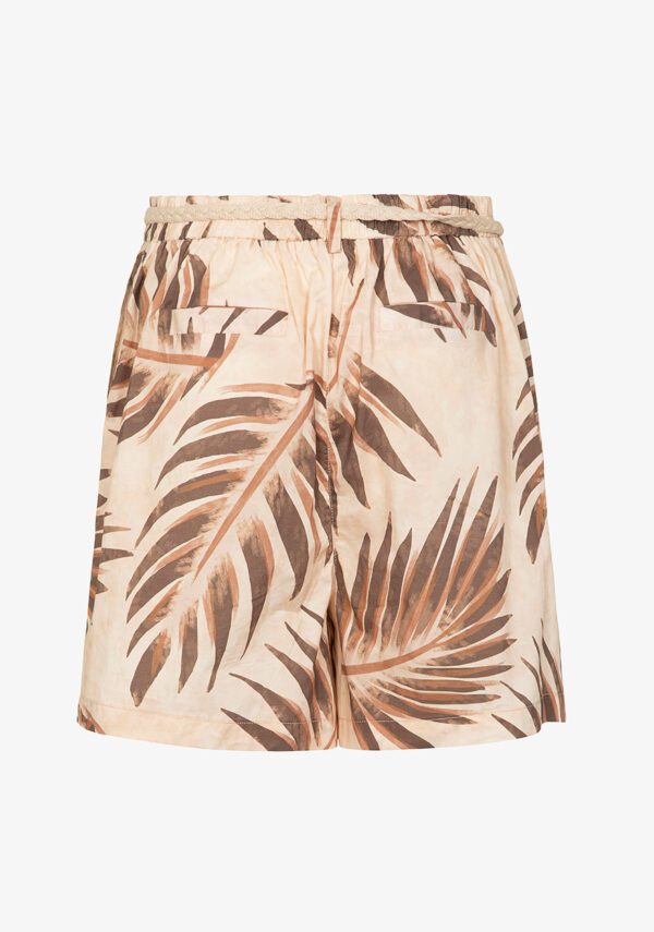 Shorts in popeline con stampa
