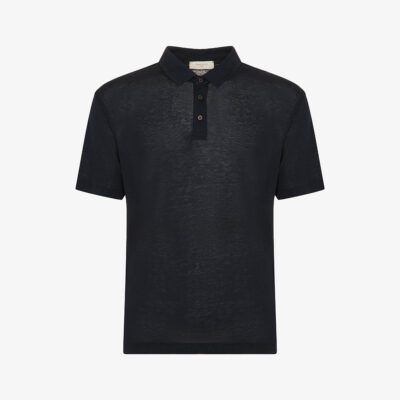 Polo misto lino