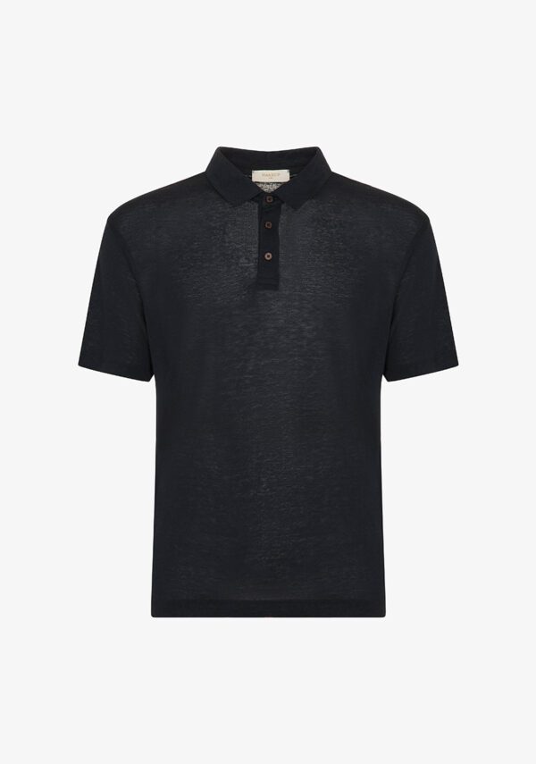 Polo misto lino