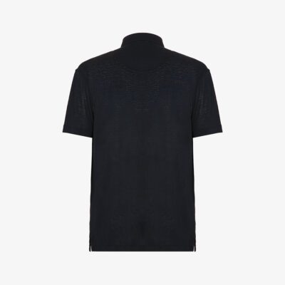 Polo camicia misto lino