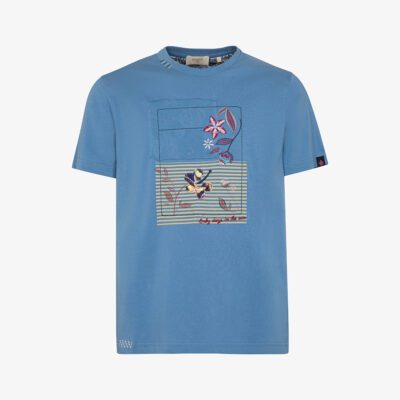T-shirt stampata in jersey