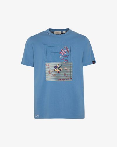 T-shirt stampata in jersey