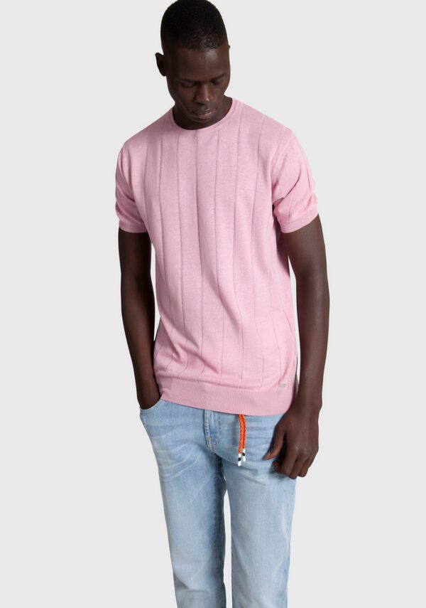 Girocollo cotone lino