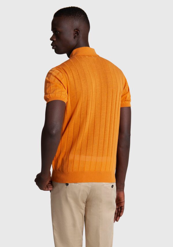 Polo cotone lino manica corta