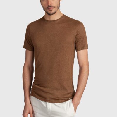 T-SHIRT MANICA CORTA LINO