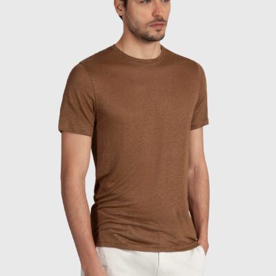 T-SHIRT MANICA CORTA LINO