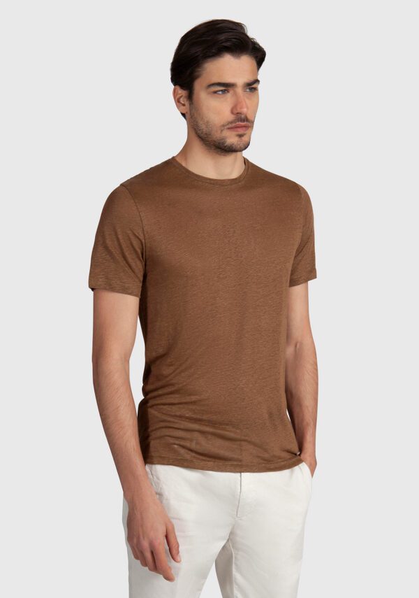 T-SHIRT MANICA CORTA LINO