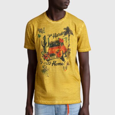 T-SHIRT STAMPA GO HARD