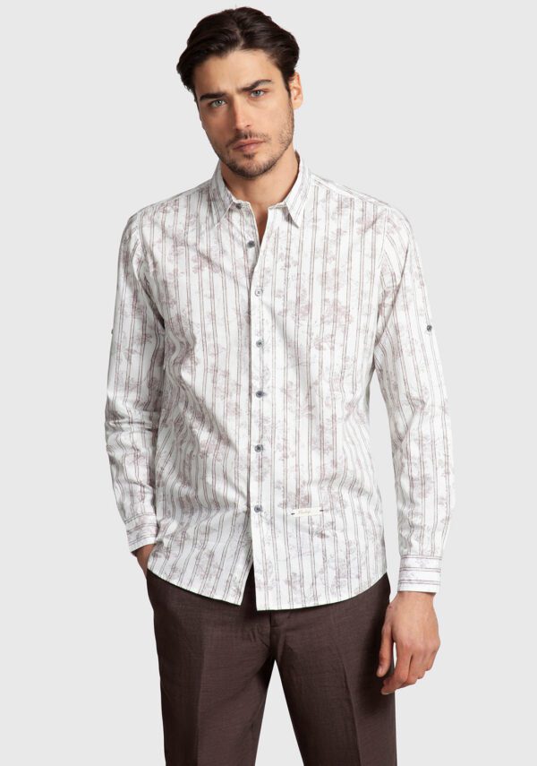 Camicia popeline stretch