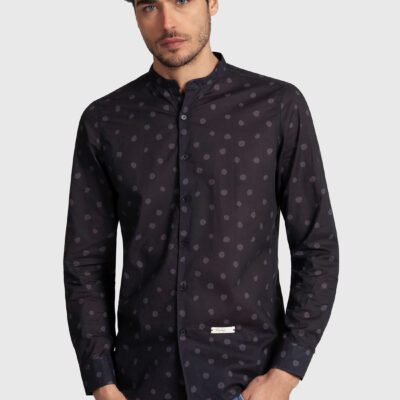 CAMICIA MANICA LUNGA MUSSOLA POIS