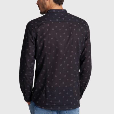 CAMICIA MANICA LUNGA MUSSOLA POIS