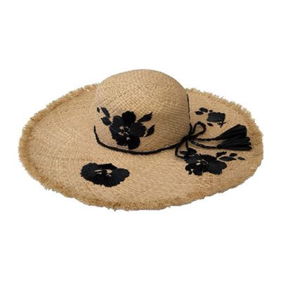 Cappello con ricamo