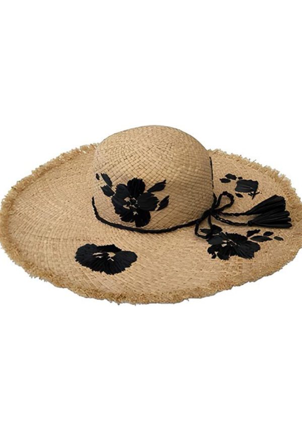 Cappello con ricamo