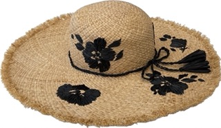 Cappello con ricamo