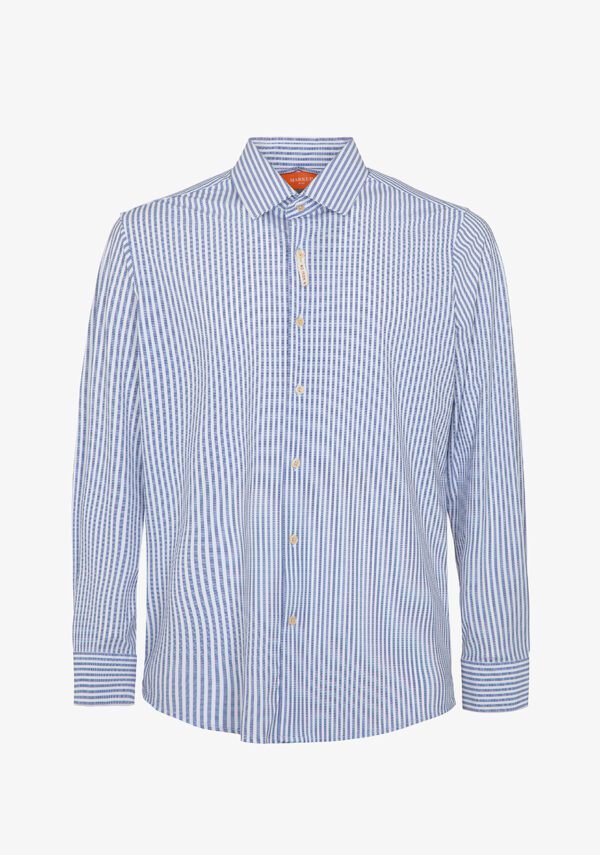 Camicia rigata no iron