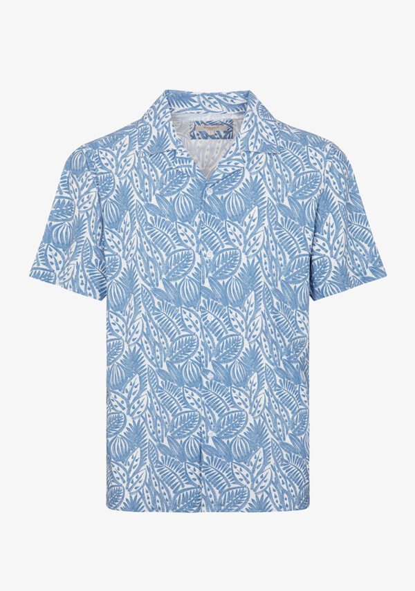 Camicia stampata manica corta