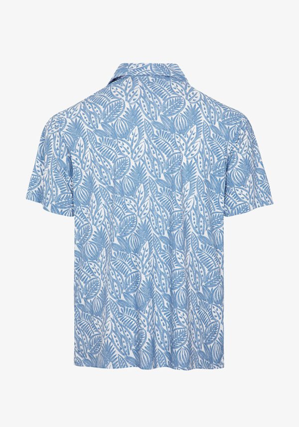 Camicia stampata manica corta