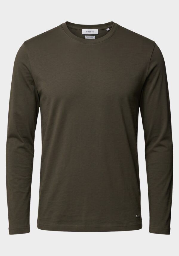 T-Shirt Girocollo Manica Lunga Jersey