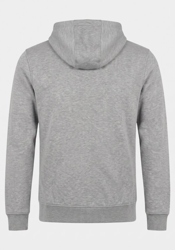 Felpa con Cappuccio e Zip Patch Gommata