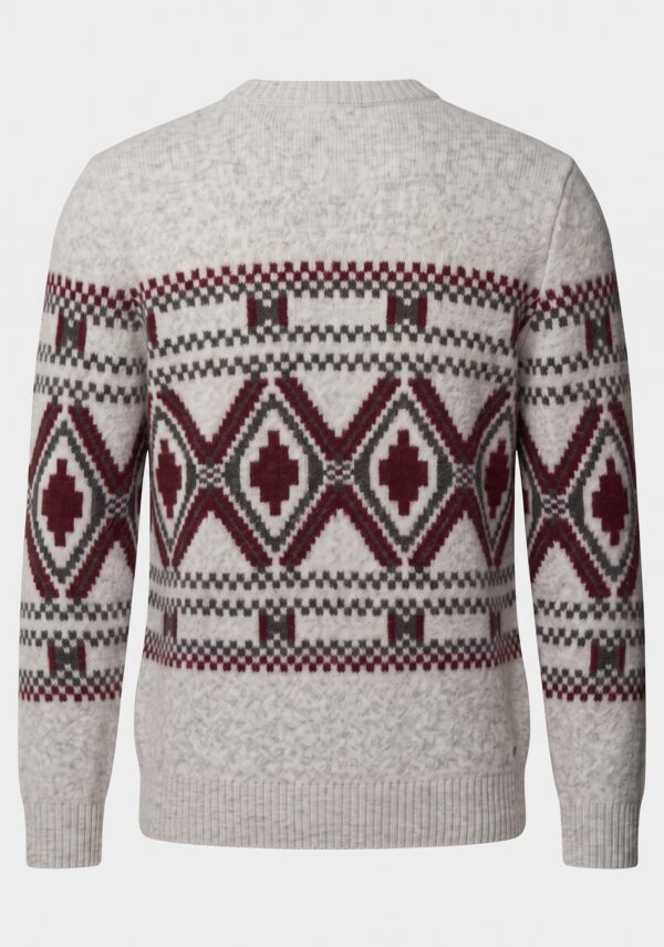 Maglione Girocollo Jacquard Etnico