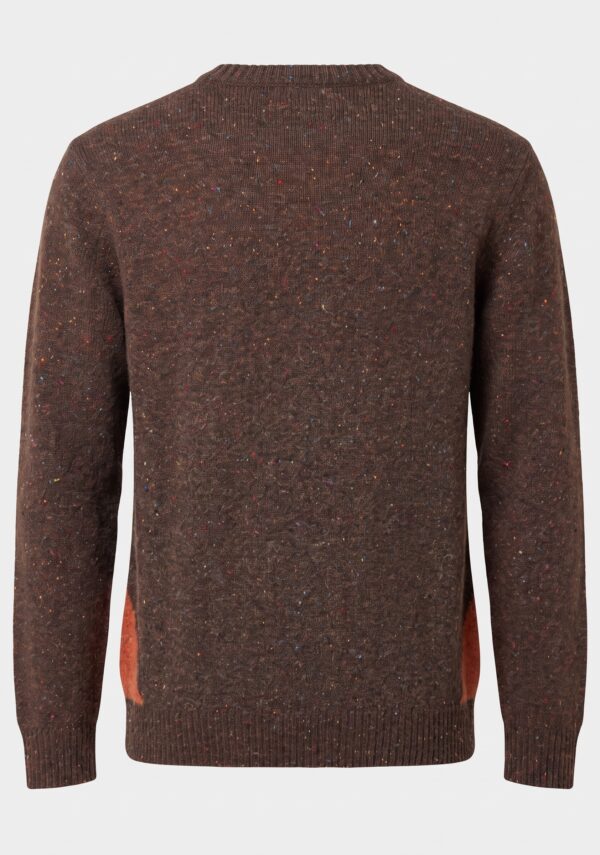 Maglione Bottonato Intarsio Rombi