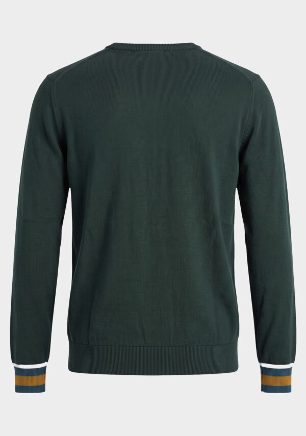 Maglione Girocollo Viscosa/Nylon Contrasti