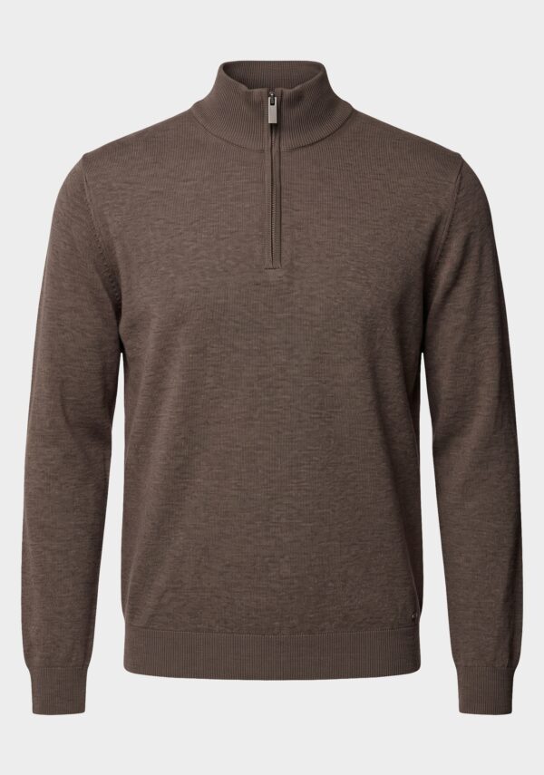 Maglione Lupetto Zip Viscosa